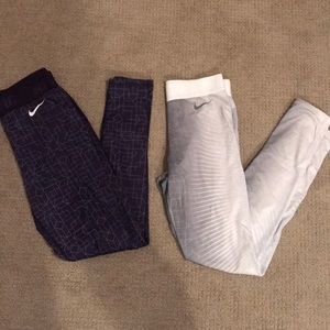 Lot Nike Pro Black Dri-Fit Hyper Warm Leggings S